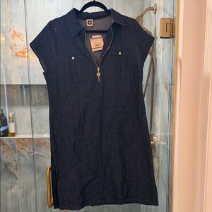 Denim Short Sleeve Dress